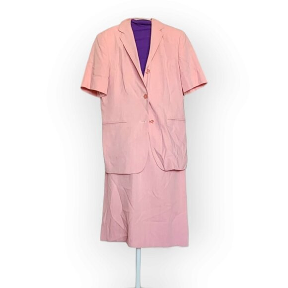 TRIBAL WOMENS SIZE 8 2 PIECE WEDDING ATTIRE PINK BLOUSE AND  MATCHING SKIRT - Picture 5 of 14